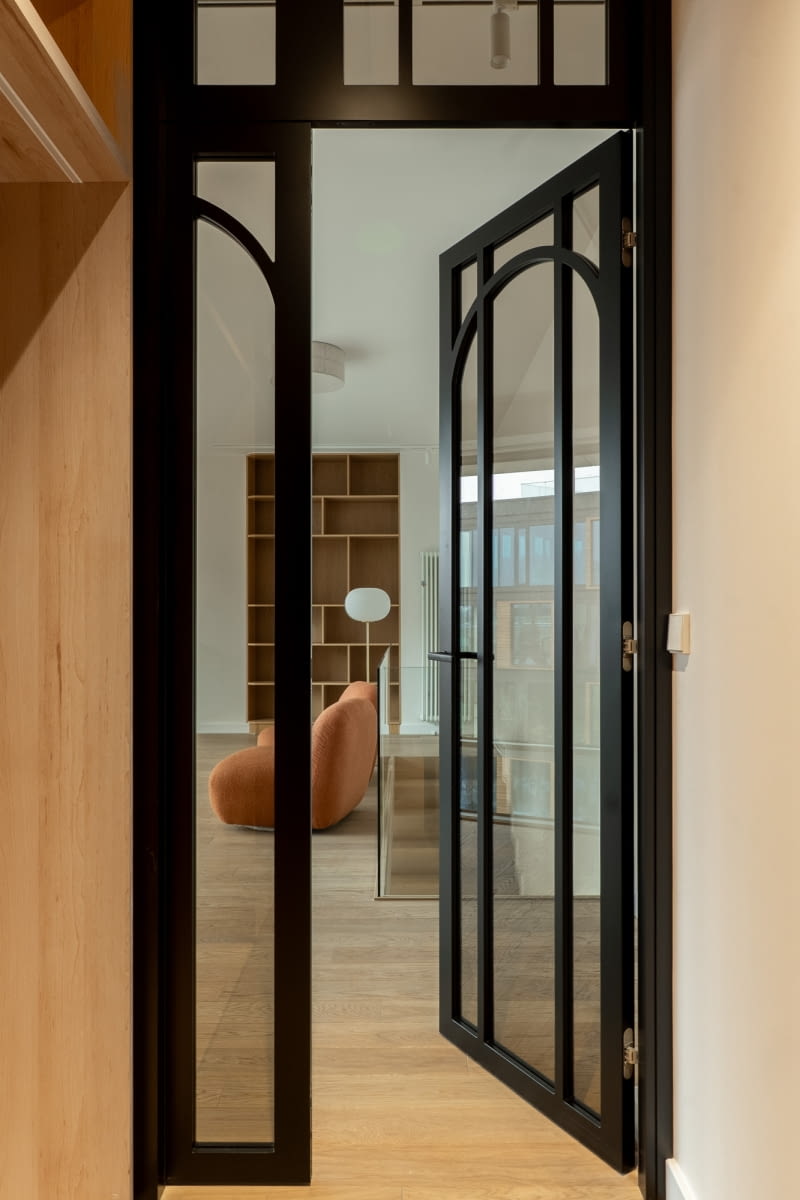 Dwupoziomowy apartament na Powiślu