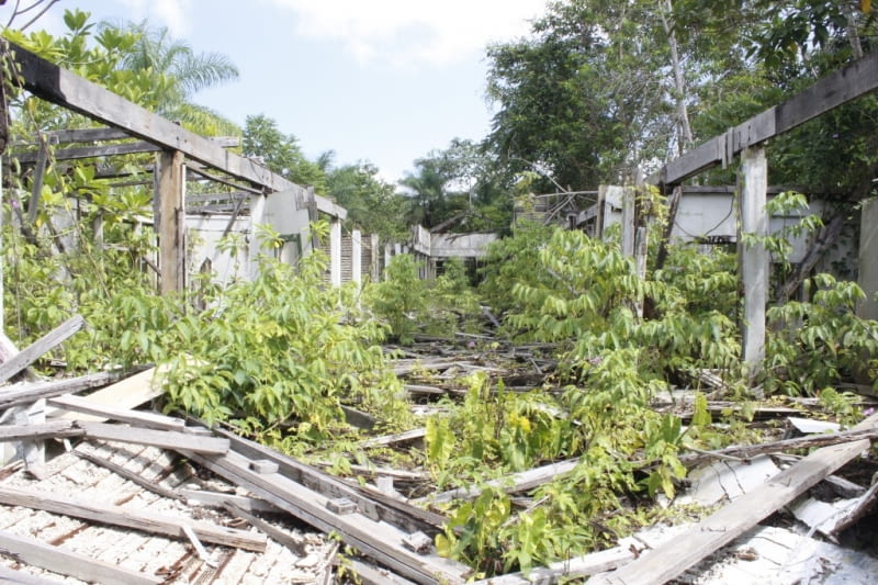 Fordlandia - ruiny szpitala Fordlandia - ruiny szpitala