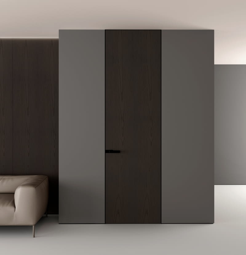 Drzwi podkreślają estetykę przestrzeni, a ich skrzydła mogą być utrzymane zarówno w jasnych odcieniach, jak i w mocniejszych tonach, takich jak czerń czy antracyt.