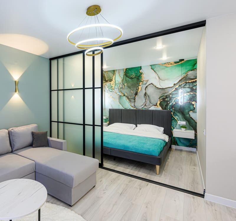 Łóżko na widoku Łóżko na widoku