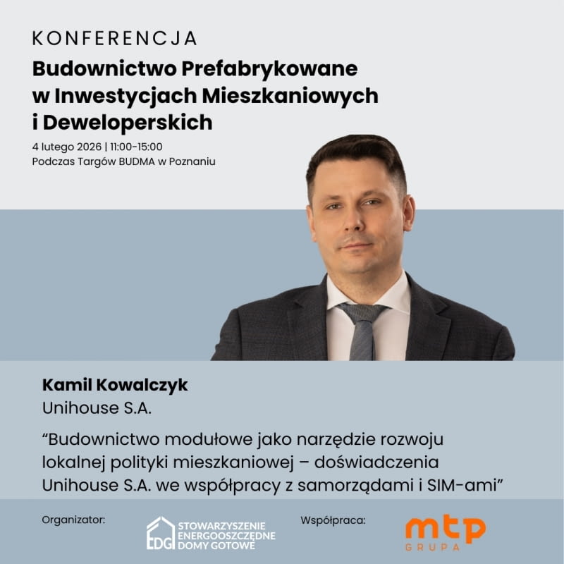 Kamil Kowalczyk - Członek zarządu, Dyrektor Handlowy Unihouse SA Kamil Kowalczyk - Członek zarządu, Dyrektor Handlowy Unihouse SA