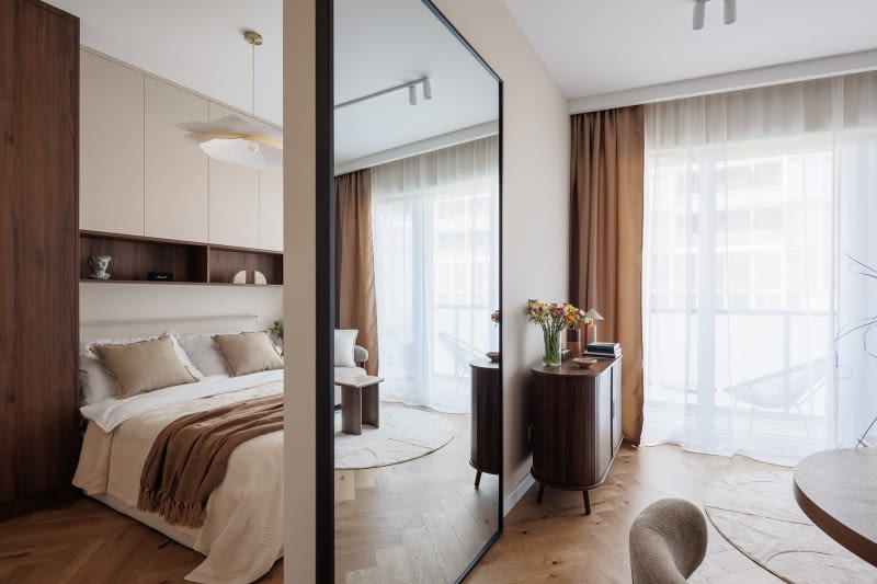 Wnętrze inspirowane estetyką połowy XX wieku - projekt Decoroom Wnętrze inspirowane estetyką połowy XX wieku - projekt Decoroom