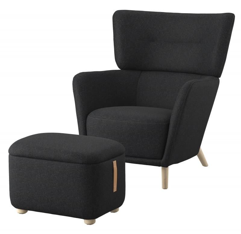 Oskarshamn, tkanina i drewno, 82 x 86 cm, wys. 99 cm, 999 zł. ikea.com