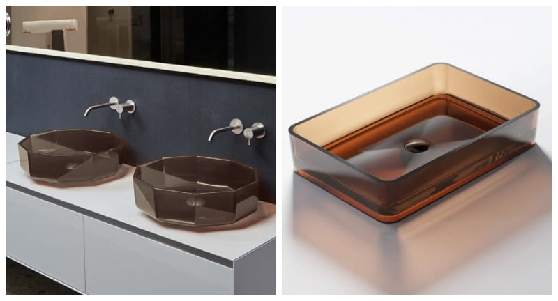 1. antoniolupi OPALE umywalka nablatowa kolor: nebbia / https://www.reuter.com/