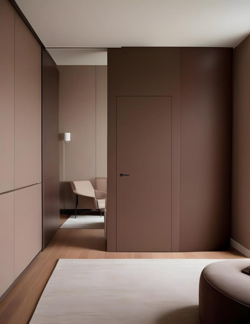 Drzwi ukryte są idealne do tworzenia spójnych aranżacji w stylach minimalistycznym i nowoczesnym, a także mogą optycznie powiększać małe przestrzenie. VOSTER Drzwi ukryte są idealne do tworzenia spójnych aranżacji w stylach minimalistycznym i nowoczesnym, a także mogą optycznie powiększać małe przestrzenie. VOSTER