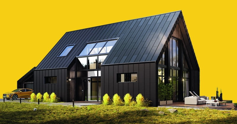 Na rynku znajdziemy kompletne systemy fotowoltaiczne w pełni zintegrowane ze stalowym pokryciem dachowym