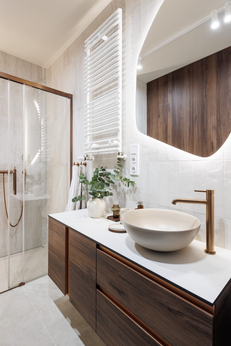 Wnętrze inspirowane estetyką połowy XX wieku - projekt Decoroom Wnętrze inspirowane estetyką połowy XX wieku - projekt Decoroom