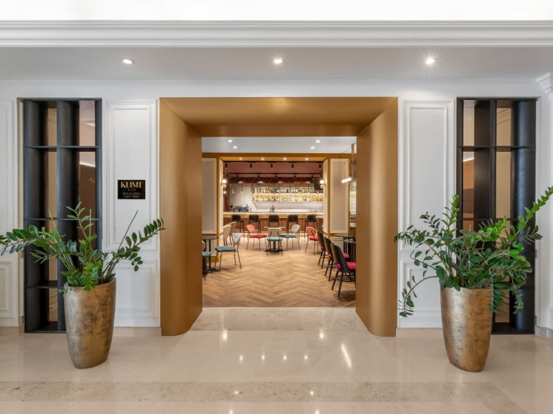 Wnętrza hotelu Mövenpick Budapest Centre - projekt pracowni Tremend