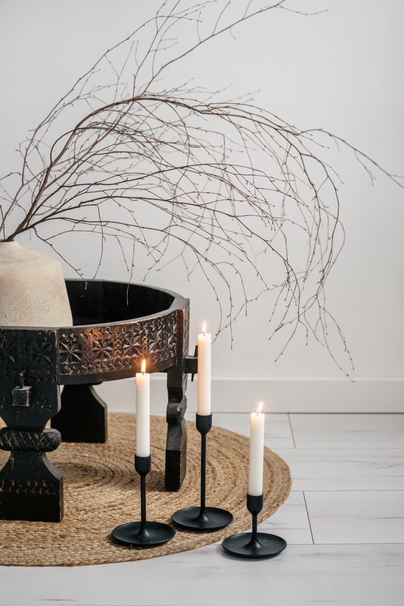 Mieszkanie w czerni i bieli