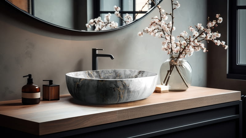 Możemy wybrać modele o zdecydowanej, geometrycznej formie bądź delikatnie zaokrąglonej linii, klasyczne lub o ściśle specjalistycznych funkcjach Strefa umywalki