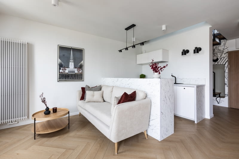 Dwupoziomowe mieszkanie na poznańskich Zawadach