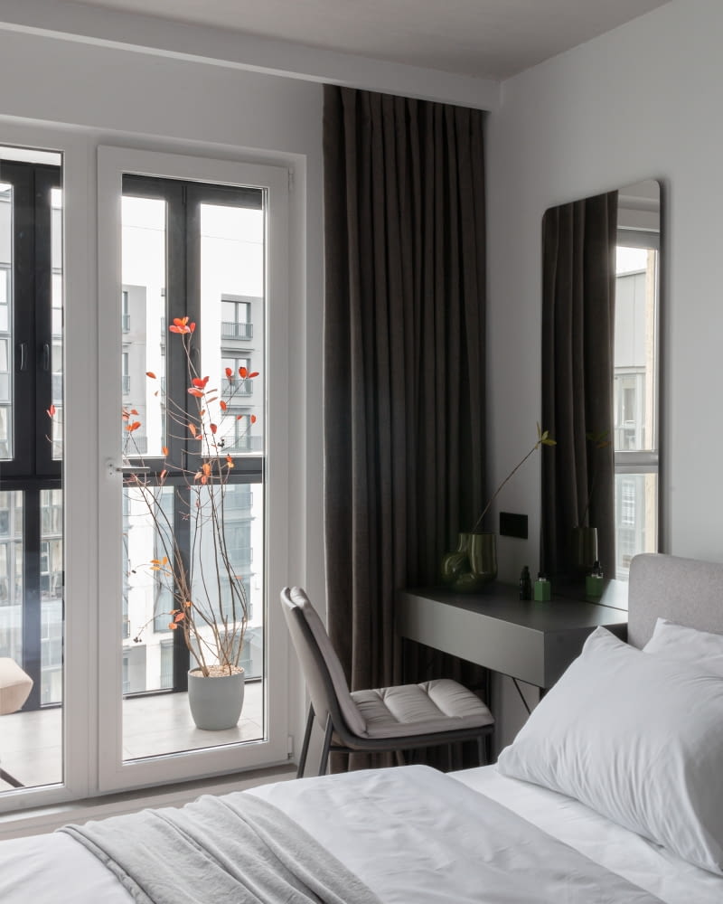 Małe mieszkanie w minimalistycznym stylu