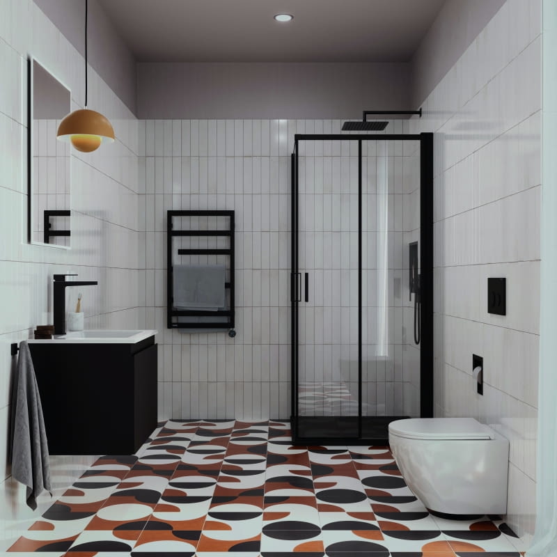 Łazienka minimalistyczna stawia na prostotę, funkcjonalność i harmonię, eliminując zbędne dodatki na rzecz czystych, uporządkowanych przestrzeni.