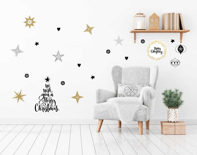 Sypialnia w świątecznej odsłonie Sypialnia w świątecznej odsłonie