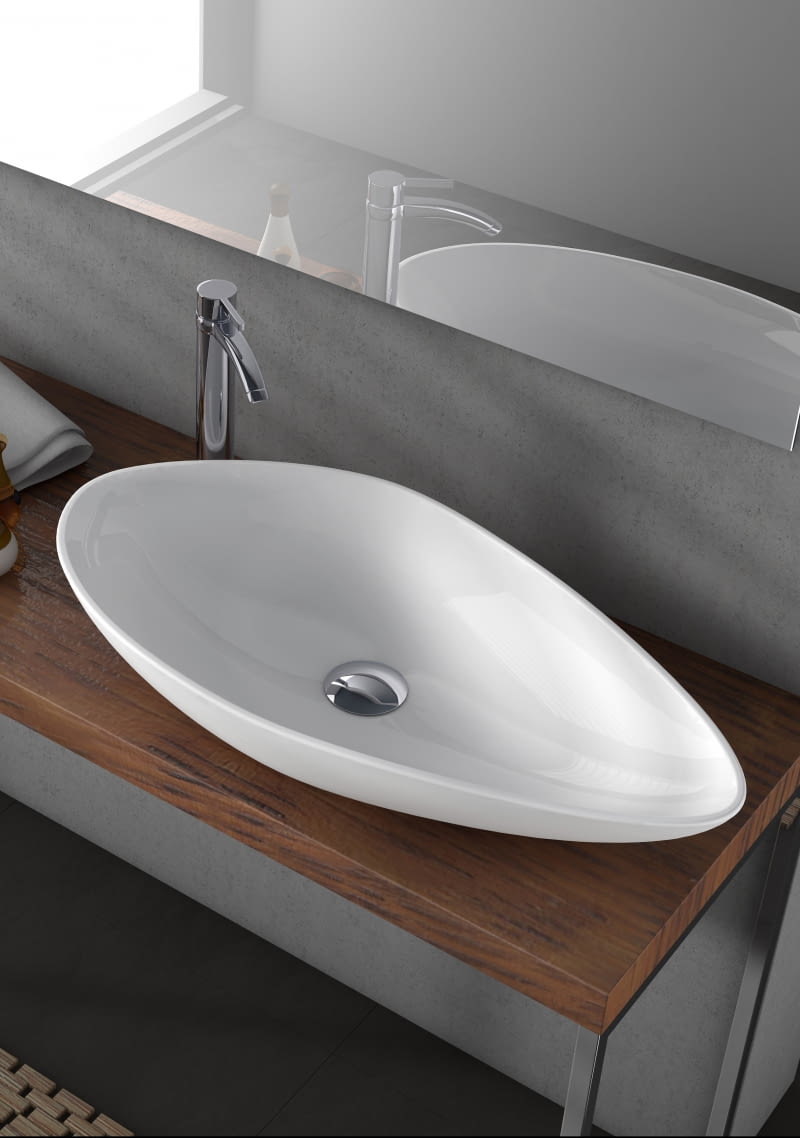 Owalny kształt pasuje do łazienki w każdym stylu, Cerastyle Olive, New Trendy