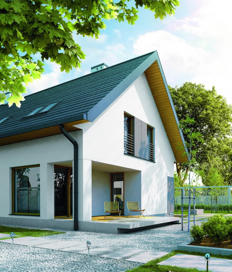 Niezawodny system rynnowy w połączeniu z właściwie zaprojektowaną instalacją do przejmowania deszczówki to gwarancja wydajnego i bezpiecznego odwodnienia połaci dachowych Niezawodny system rynnowy w połączeniu z właściwie zaprojektowaną instalacją do przejmowania deszczówki to gwarancja wydajnego i bezpiecznego odwodnienia połaci dachowych