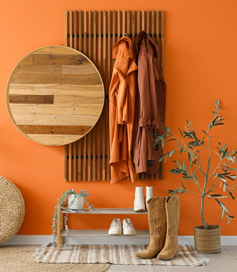 Wieszak na ubrania w przedpokoju Wieszak na ubrania w przedpokoju