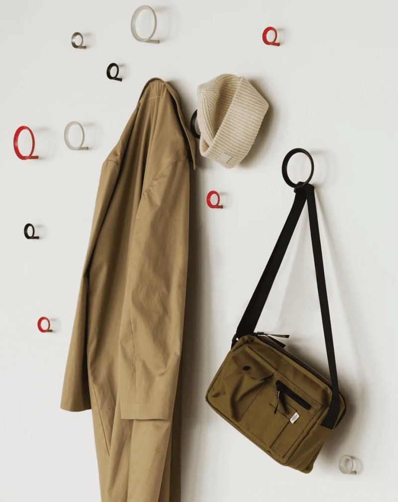 Normann Copenhagen Wieszak LOOP czerwony Normann Copenhagen Wieszak LOOP czerwony