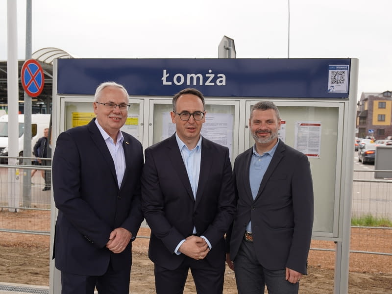 PKP S.A. wybuduje nowy dworzec kolejowy w Łomży PKP S.A. wybuduje nowy dworzec kolejowy w Łomży