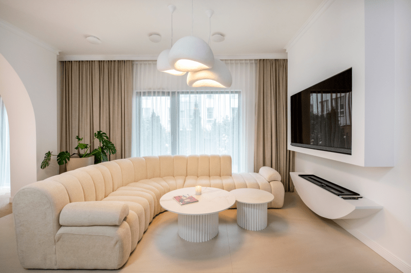 Mieszkanie influencerki Oli Nowak - projekt pracowni Deer Design