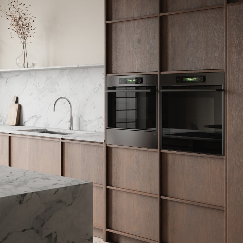 Piekarnik 5w1 - z mikrofalówką i funkcją gotowania na parze Piekarnik 5w1 - z mikrofalówką i funkcją gotowania na parze