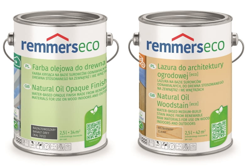 Dzięki połączeniu Farby olejowej [eco] i lazury do architektury ogrodowej [eco] można uzyskać wiele wspaniałych efektów.