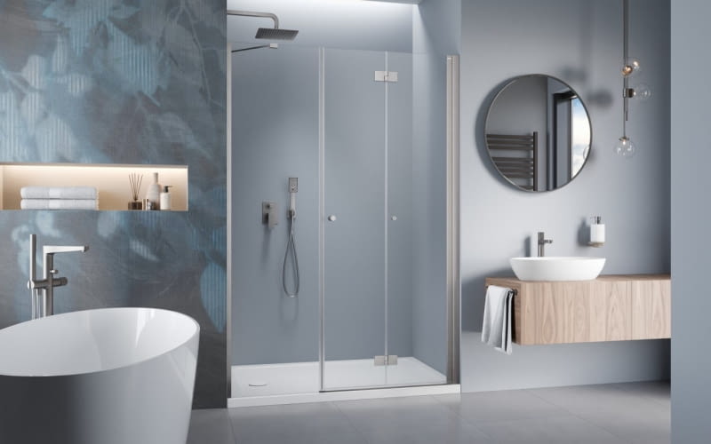 Radaway Nes Brushed Nickel DWS B Radaway Nes Brushed Nickel DWS B