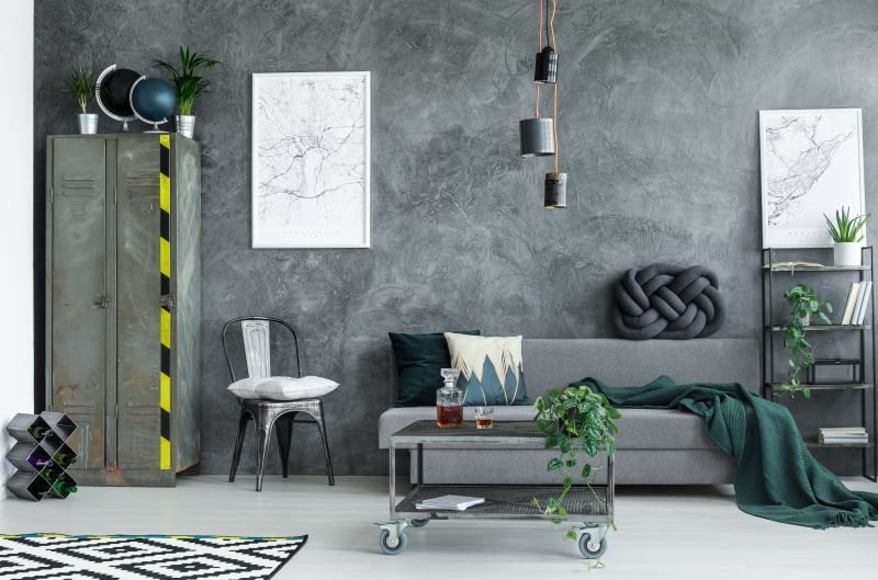 Metal we wnętrzach - pomysły na wykorzystanie