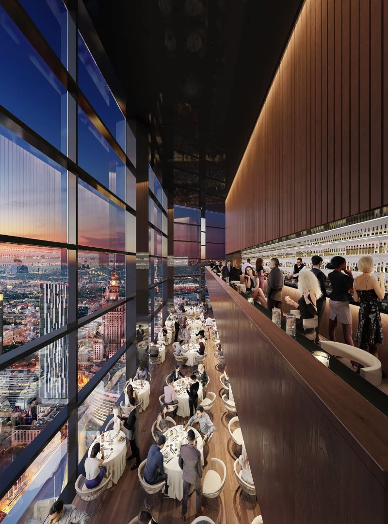 Varso Tower - tak będzie wyglądać restauracja Varso Tower - tak będzie wyglądać restauracja
