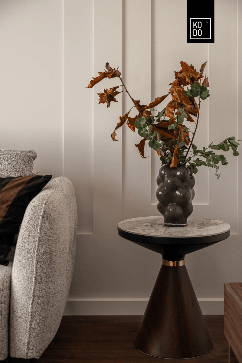 Dwupokojowe mieszkanie w kolorach ziemi Dwupokojowe mieszkanie w kolorach ziemi