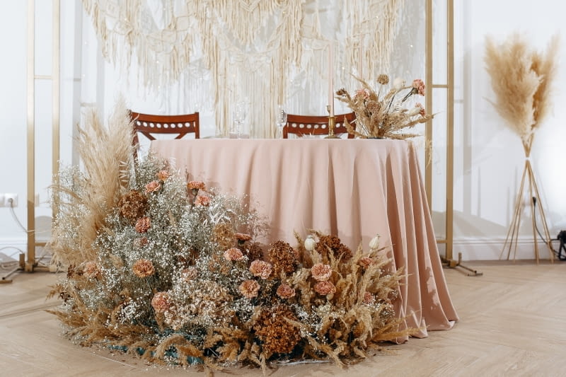 Dekoracje weselne w stylu boho styl boho
