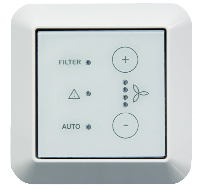 Pracą systemu można także kierować, montując specjalnie przeznaczone do tego sterowniki ścienne lub wykorzystując panel znajdujący się na froncie urządzenia