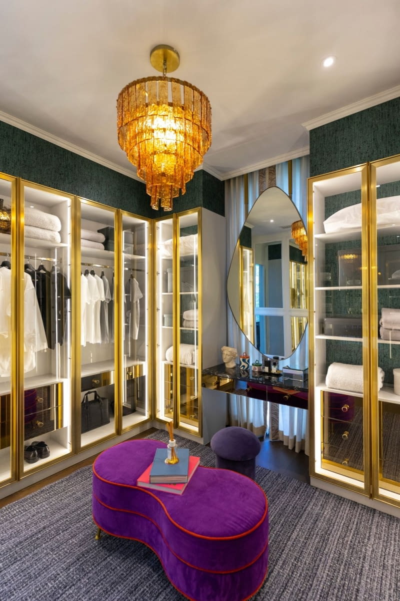 Przeszklona garderoba Przeszklona garderoba