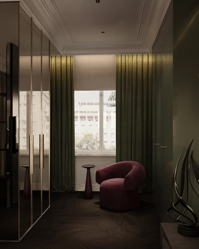 Z widokiem na park: warszawski penthouse projektu MODEKO Studio Z widokiem na park: warszawski penthouse projektu MODEKO Studio