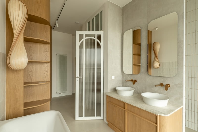 Dwupoziomowy apartament na Powiślu