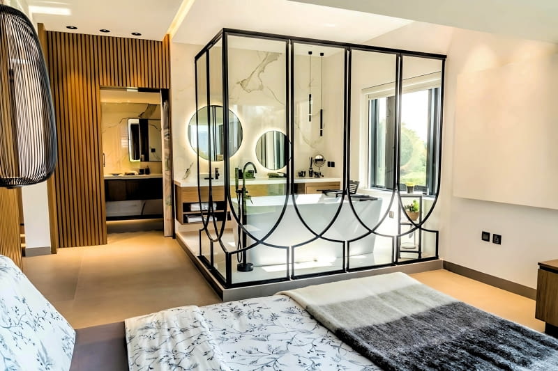 Sypialnia połączona z łazienką Sypialnia połączona z łazienką