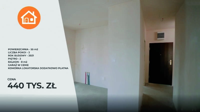 TRÓJKA. Trzecie mieszkanie to zupełnie inna opcja przedstawiona przez Maćka. Było nowe, wybudowane przez dewelopera w 2021 roku. A – jak pamiętamy – poprzednie mieszkania były używane, pochodziły z rynku wtórnego. Tu Dominika wraz z Agnieszką musiała puścić wodze wyobraźni, aby zobaczyć, jak będzie wyglądało jej nowe lokum.