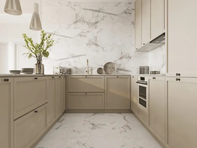 Panel Winylowy SPC -BIANCO VENATO
