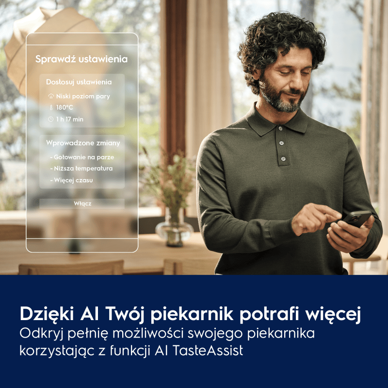AI TasteAssist – przepisy z Internetu dopasowane do pieczenia z parą