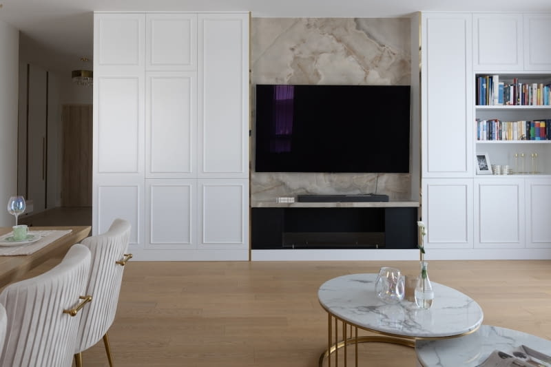 Apartament na warszawskiej Ochocie w interpretacji modern classic