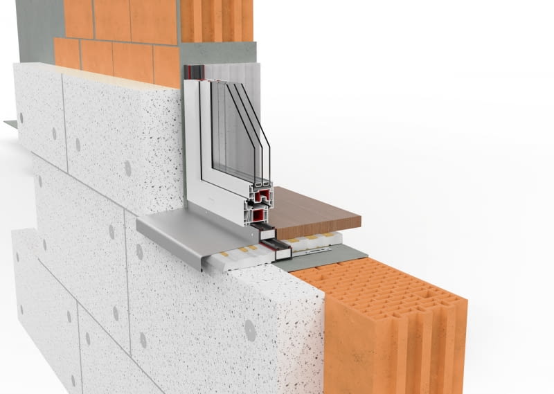 Ciepły parapet w całym obwodzie okna Ciepły parapet w całym obwodzie okna