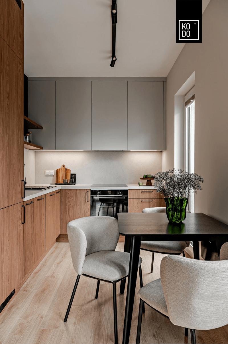 Nowoczesne mieszkanie pełne mocnych akcentów