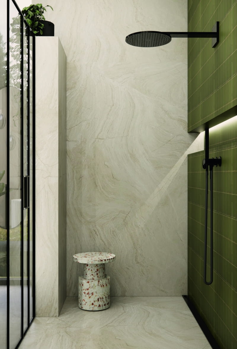 Deszczownica powinna być zamontowana około 20–25 cm nad głową najwyższej osoby korzystającej z prysznica.