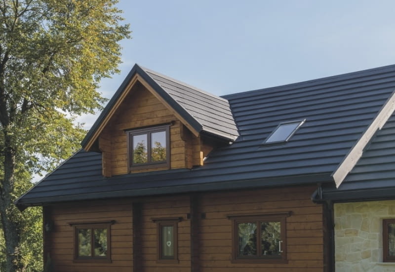 Blachodachówka REGLE na prawdziwym góralskim domu