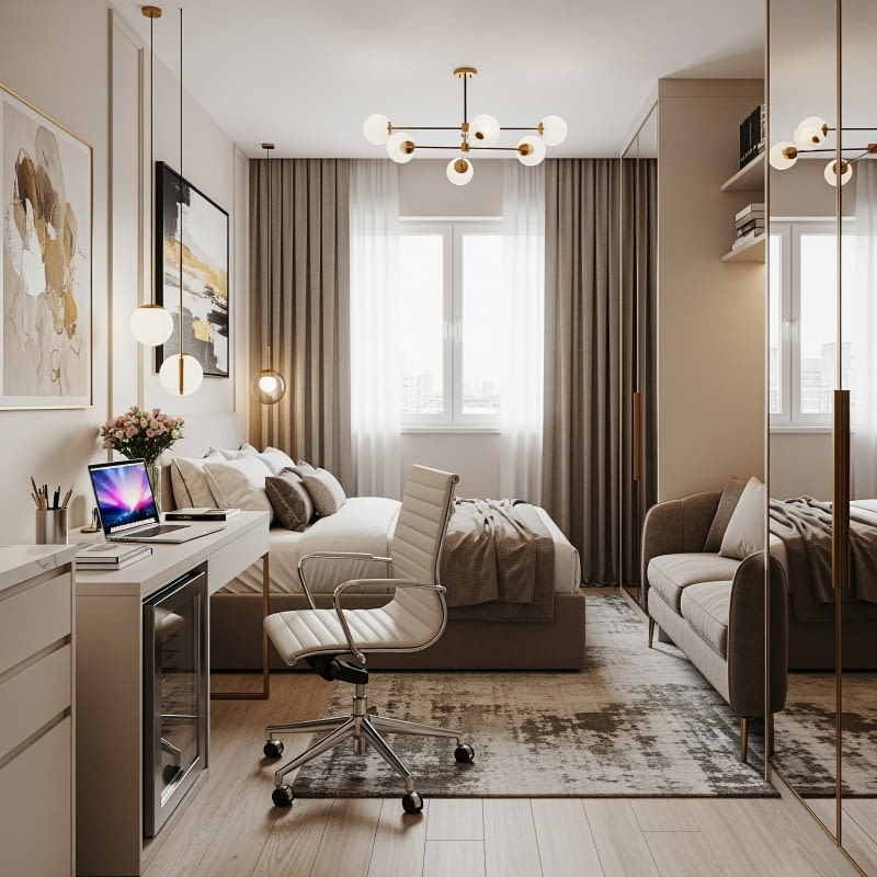 Jasne i przytulne niewielkie mieszkanie