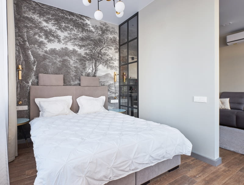 Łóżko na widoku Łóżko na widoku