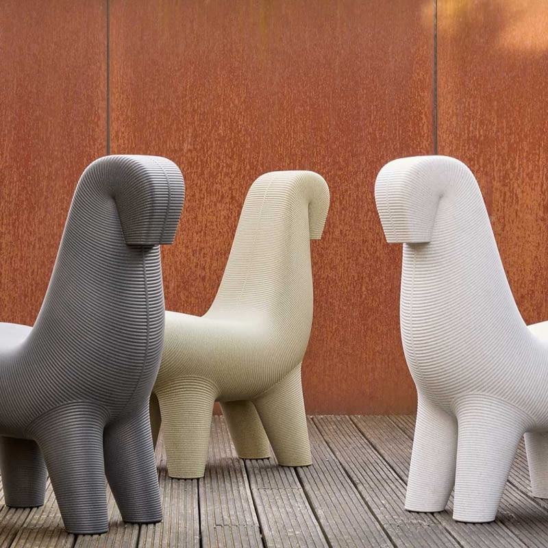 Krzesło GHODA terakota / Qeeboo Krzesło GHODA terakota / Qeeboo