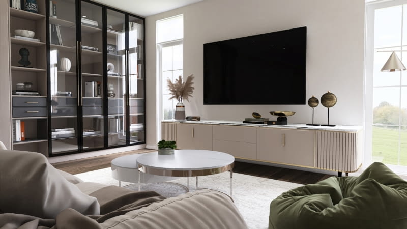 Aranżacja salonu. Aranżacja salonu.