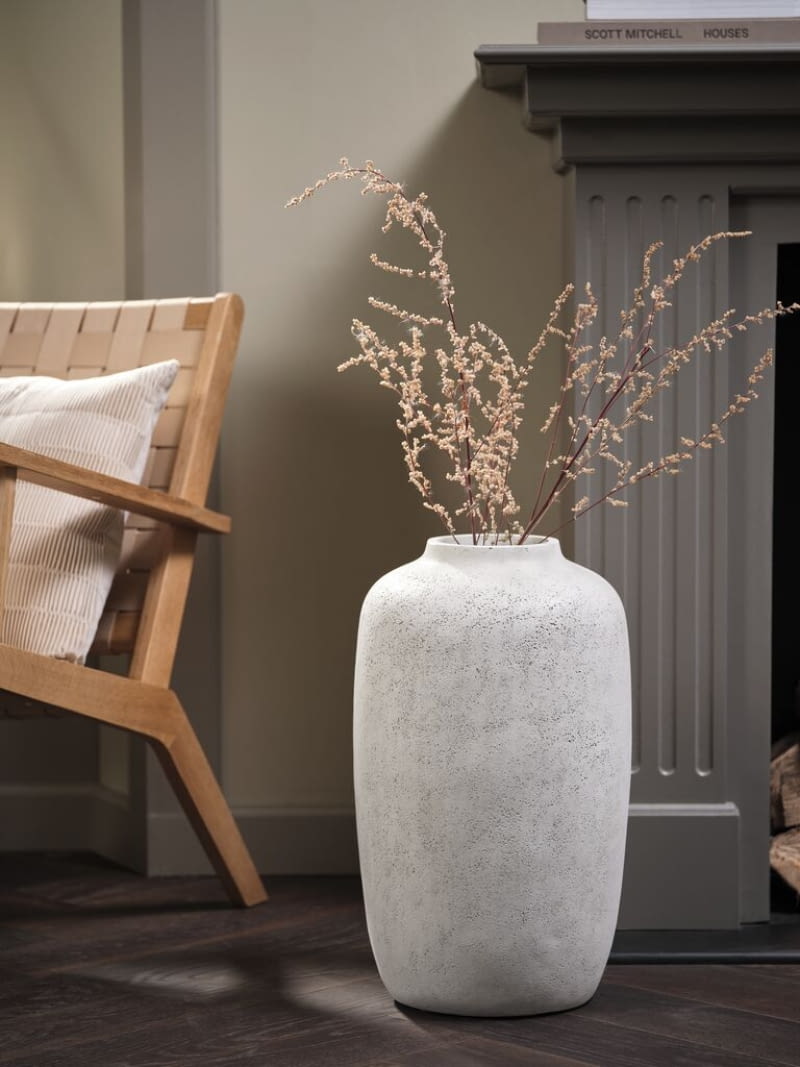 Wazon ROLAND Ś30xW51cm jasnoszary Wazon ROLAND Ś30xW51cm jasnoszary