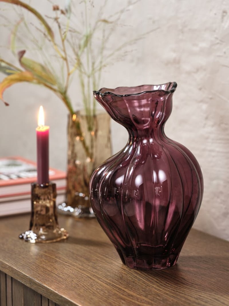 Wazon VILMER Ś19xW30 cm oberżyna Wazon VILMER Ś19xW30 cm oberżyna